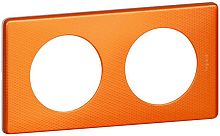 Рамка универсальная Legrand Celiane 2-м. металл оранж пунктум картинка